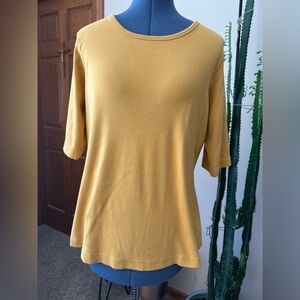 Duluth Trading Company Mustard Yellow Women’s Top